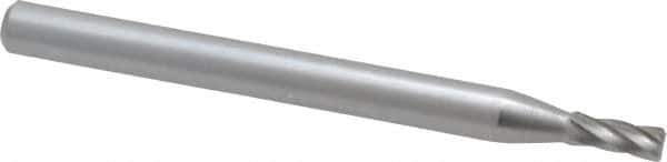 Dremel - 5/64" Cut Diam, 1/8" Shank Diam, Cylinder Head Single Cut Burr - High Speed Steel, Flat End - Apex Tool & Supply