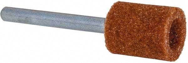Dremel - 3/8" Head Diam x 1/2" Thickness, B132, Cylinder Cup End, Aluminum Oxide Mounted Point - Green - Apex Tool & Supply