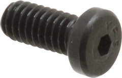 Value Collection - #8-32 UNC Hex Socket Drive, Low Socket Cap Screw - Alloy Steel, Black Oxide Finish, Fully Threaded, 3/8" Length Under Head - Apex Tool & Supply