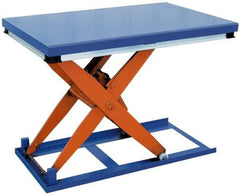 Vestil - 1,500 Lb Capacity Electric Scissor Lift Table - 8-5/8" Lift Height, 36" Platform Length x 24" Platform Width - Apex Tool & Supply