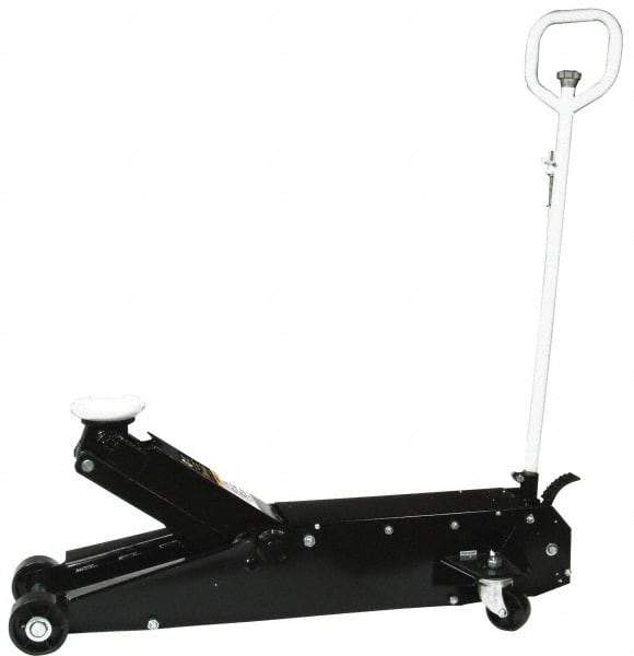 Omega Lift Equipment - 10 Ton Capacity Service Floor Jack - 6-7/8 to 27" High - Apex Tool & Supply