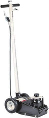 Omega Lift Equipment - 22 Ton Capacity Air Lift Jack - 9-7/8 to 20-1/4" High - Apex Tool & Supply