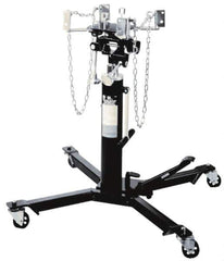 Omega Lift Equipment - 1,000 Lb Capacity Pedestal Transmission Jack - 39-1/2 to 72-1/2" High, 38" Chassis Width x 38" Chassis Length - Apex Tool & Supply