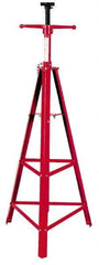 Value Collection - 4,000 Lbs. Load Capacity Welded Tripod High Stand - 66-1/2 to 73 Inch High x 21 Inch Long x 21 Inch Wide Base - Apex Tool & Supply