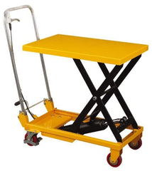 Wesco Industrial Products - 660 Lb Capacity Manual Scissor Lift Table - 32" Platform Length x 20" Platform Width - Apex Tool & Supply