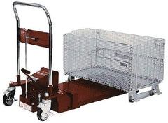 Southworth - 1,100 Lb Capacity Manual Scissor Lift Table - 37.1" Platform Length x 19.7" Platform Width - Apex Tool & Supply