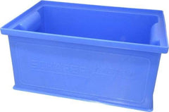 SSI Schaefer - 0.25 Cu Ft, 22 Lb Load Capacity Blue Polyethylene & Conductive PP Tote Container - Stacking, 12.3" Long x 8.3" Wide x 5.8" High - Apex Tool & Supply