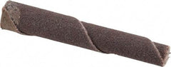 Merit Abrasives - 1/4" Max Roll Diam x 2" OAL, 120 Grit Aluminum Oxide Straight Cartridge Roll - 1/8" Pilot Hole Diam, Fine Grade - Apex Tool & Supply