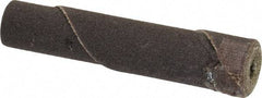 Superior Abrasives - 3/8" Max Roll Diam x 2" OAL, 180 Grit Straight Cartridge Roll - 1/8" Pilot Hole Diam, Very Fine Grade - Apex Tool & Supply