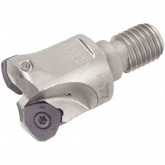 Iscar - 25mm Cut Diam, 0.059" Max Depth, M12 Modular Connection Indexable High-Feed End Mill - Screw Holding Method, FF WOMT/WOCT, FF WOMW Insert, FF EW-M Toolholder, Through Coolant - Apex Tool & Supply