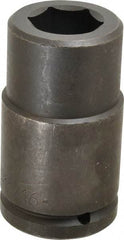 Proto - 1-1/2" Drive 1-11/16" Deep Impact Socket - 6 Points, 5-3/4" OAL - Apex Tool & Supply