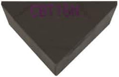 Kennametal - 1/2" Inscribed Circle, Triangle, CBT Chipbreaker for Indexables - 0.13" Effective Width - Apex Tool & Supply