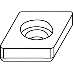 Kennametal - Turning Shim for Indexables - Left Hand, Right Hand Cut - Apex Tool & Supply