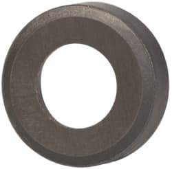 Kennametal - 5.92mm Inscribed Circle, Round Turning Shim for Indexables - 1/8" Thick, SM Shim Style, Positive Rake, Neutral Cut - Apex Tool & Supply