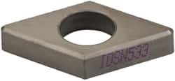 Kennametal - 5/8" Inscribed Circle, Diamond (Shape) Turning Shim for Indexables - 0.1925" Thick, IDSN Shim Style, Negative Rake - Apex Tool & Supply