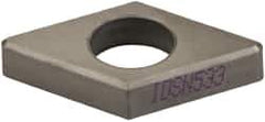 Kennametal - 5/8" Inscribed Circle, Diamond (Shape) Turning Shim for Indexables - 0.1925" Thick, IDSN Shim Style, Negative Rake - Apex Tool & Supply