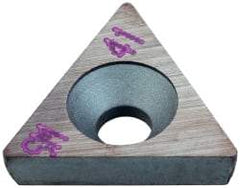 Kennametal - 3.31mm Inscribed Circle, Triangle Turning Shim for Indexables - 1/8" Thick, SM Shim Style, Positive Rake, Left Hand, Neutral, Right Hand Cut - Apex Tool & Supply