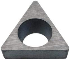 Kennametal - 3.17mm Inscribed Circle, Triangle Turning Shim for Indexables - 0.094" Thick, SM Shim Style, Positive Rake, Left Hand, Right Hand Cut - Apex Tool & Supply