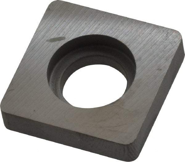 Kennametal - 8.53mm Inscribed Circle, Square Milling & Turning Shim for Indexables - Carbide, 0.188" Thick, SM Shim Style - Apex Tool & Supply