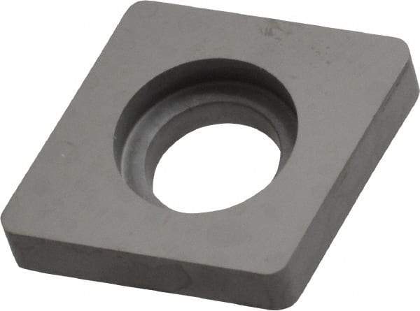 Kennametal - 8.48mm Inscribed Circle, Square Milling & Turning Shim for Indexables - Carbide, 0.188" Thick, SM Shim Style - Apex Tool & Supply