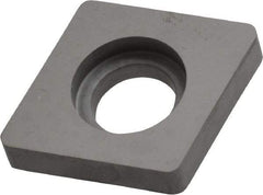 Kennametal - 8.48mm Inscribed Circle, Square Milling & Turning Shim for Indexables - Carbide, 0.188" Thick, SM Shim Style - Apex Tool & Supply