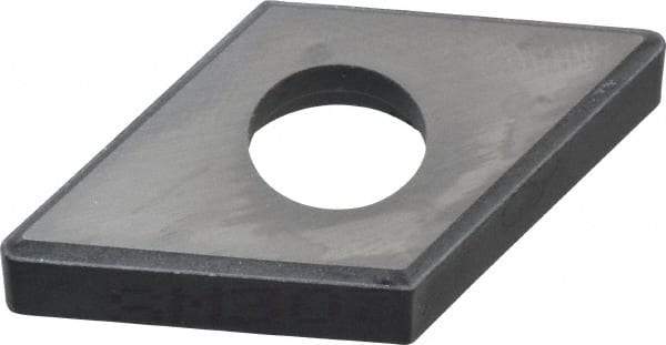 Kennametal - 8.03mm Inscribed Circle, Square Milling & Turning Shim for Indexables - Carbide, 0.188" Thick, SM Shim Style - Apex Tool & Supply