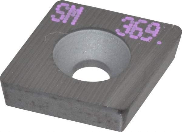 Kennametal - 1/2" Inscribed Circle, Diamond (Shape) Turning Shim for Indexables - SM Shim Style, Positive Rake, Left Hand, Right Hand Cut - Apex Tool & Supply