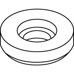 Kennametal - 1/2" Inscribed Circle, Round Boring Bar & Turning Shim for Indexables - Ceramic, 0.312" Thick, Negative Rake, Left Hand, Right Hand Cut - Apex Tool & Supply