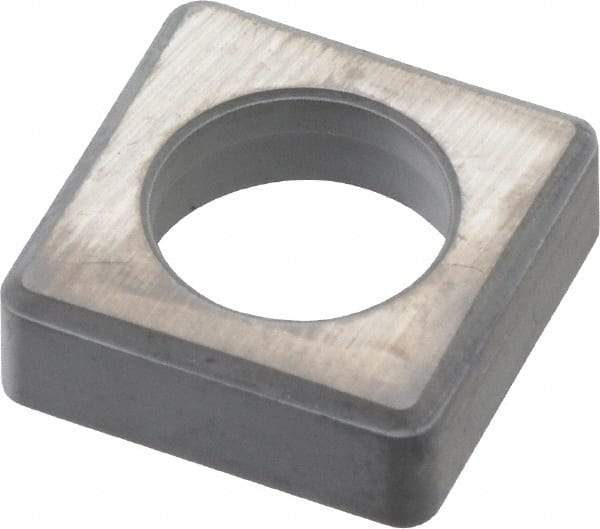 Kennametal - 5/8" Inscribed Circle, Square Boring Bar Shim for Indexables - 3/16" Thick, ISSN Shim Style, Negative Rake - Apex Tool & Supply