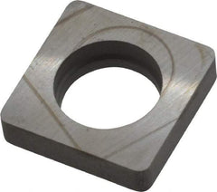 Kennametal - 3/4" Inscribed Circle, Square Boring Bar Shim for Indexables - 3/16" Thick, ISSN Shim Style, Negative Rake - Apex Tool & Supply