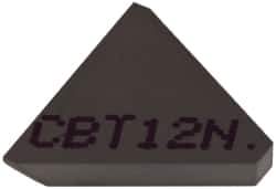 Kennametal - 3/8" Inscribed Circle, Triangle, CBT Chipbreaker for Indexables - 0.11" Effective Width - Apex Tool & Supply