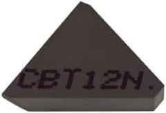 Kennametal - 3/8" Inscribed Circle, Triangle, CBT Chipbreaker for Indexables - 0.11" Effective Width - Apex Tool & Supply