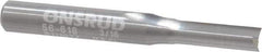 Onsrud - 3/16" Diam, 1/4" Shank Diam, 5/8" Length of Cut, 2 Flute Double Edge Straight Router Bit - 2" Overall Length, Right Hand Cut, Solid Carbide - Apex Tool & Supply