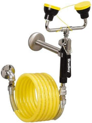 Bradley - Plumbed Drench Hoses Mount: Wall Style: Dual Spray Head - Apex Tool & Supply
