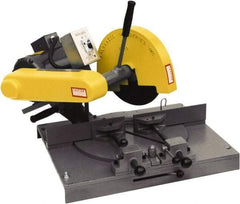 Kalamazoo - 10" Blade Diam, 5/8" Arbor Hole, Miter Chop & Cutoff Saw - 3,450 RPM, 3 hp, 110/220 & 220/440 Volts, 1 or 3 Phase - Apex Tool & Supply
