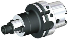 Kennametal - HSK63A Taper Shank 32mm Pilot Diam Shell Mill Holder - 60mm Flange to Nose End Projection, 58mm Nose Diam, DIN Flange Coolant - Exact Industrial Supply