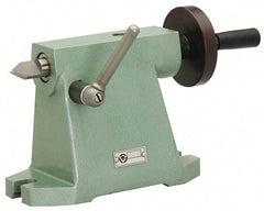 Bison - 9.84" Centerline Height, Tailstock - 4MT Tailstock Taper, Use with 12" Horizontal/Vertical Indexing Super Spacers - Apex Tool & Supply