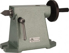 Bison - 6.3" Centerline Height, Tailstock - 3MT Tailstock Taper, Use with 8" Horizontal/Vertical Indexing Super Spacers - Apex Tool & Supply