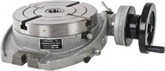 Phase II - 8" Table Diam, Horizontal Rotary Machining Table - 3MT Center Taper, 0.465" T-Slot Width - Apex Tool & Supply