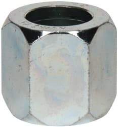 Parker - 5/8" Tube OD, 37° Stainless Steel Flared Tube Nut - Unthreaded Flare Ends - Apex Tool & Supply