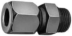 Parker - Metal Flareless Bite Tube Straight Thread Connectors - 1-1/16-12" Thread - Apex Tool & Supply