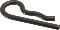 Made in USA - 3/4 to 1" Shaft Diam, 3-1/4" Long, 1/4" Wire Diam, Hair Pin Cotter - MB Grade 2 Spring Steel, Uncoated - Apex Tool & Supply