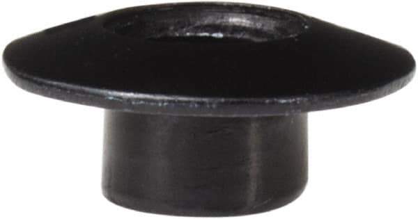 Made in USA - #8-32 Thread Barrel, Aluminum Sex Bolt & Binding Post - Black Anodized Finish, 1/8" Long Barrel - Apex Tool & Supply
