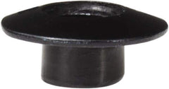 Made in USA - #8-32 Thread Barrel, Aluminum Sex Bolt & Binding Post - Black Anodized Finish, 1/8" Long Barrel - Apex Tool & Supply