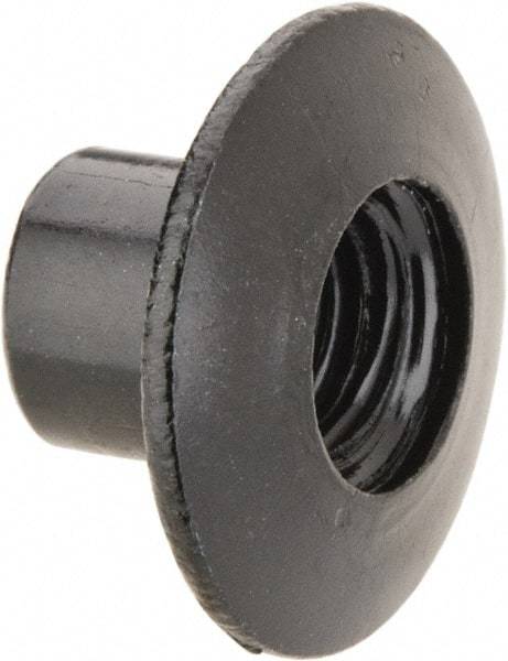 Made in USA - #8-32 Thread Barrel, Aluminum Sex Bolt & Binding Post - Black Anodized Finish, 3/16" Long Barrel - Apex Tool & Supply