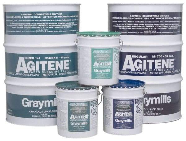 Graymills - 50 Gal Drum Parts Washer Fluid - Solvent-Based - Apex Tool & Supply
