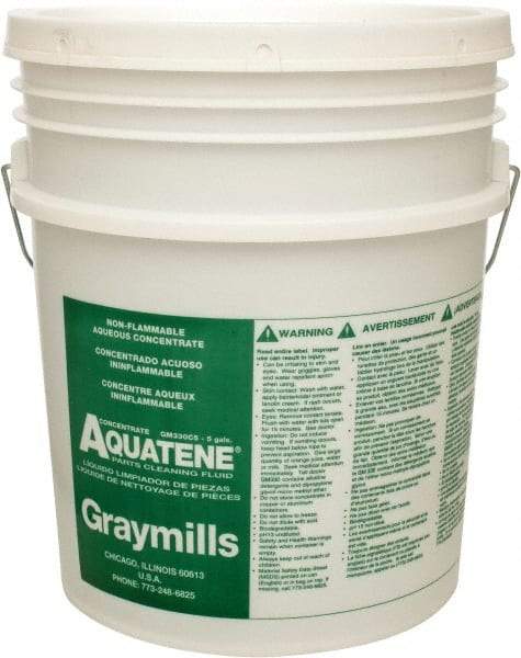Graymills - 5 Gal Pail Parts Washer Fluid - Water-Based - Apex Tool & Supply