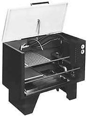 Graymills - Free Standing Solvent-Based Parts Washer - 117 Gal Max Operating Capacity, Steel Tank, 37-3/8" (Lid Close)/69" (Lid Open) High x 49" Long x 31" Wide, 115 Input Volts - Apex Tool & Supply