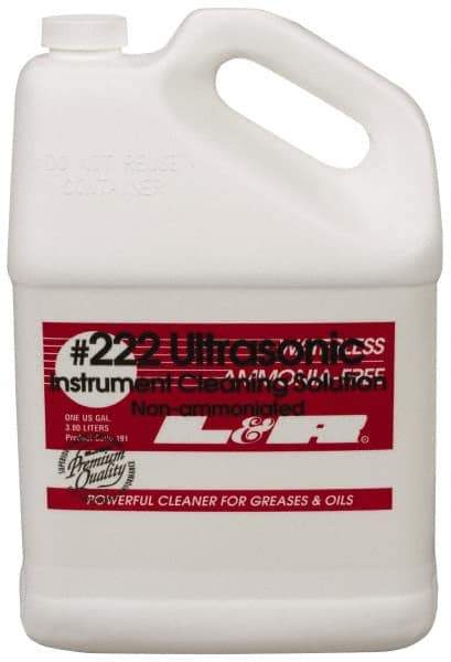 L&R Ultrasonic - 1 Gal Bottle Ultrasonic Cleaner - Solvent-Based - Apex Tool & Supply