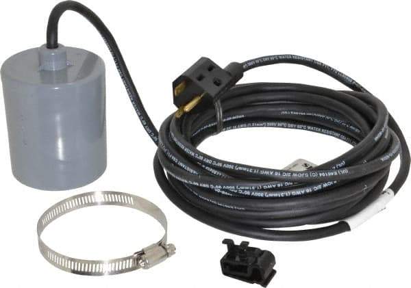 Berkeley - 230 AC Volt, Sump, Sew and Eff, Float Switch - 20 Ft. Cord Length, PVC - Apex Tool & Supply